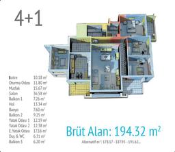 4+1 Konut Planı