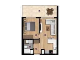 1+1 Konut Planı