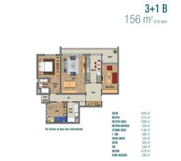 3+1 Konut Planı