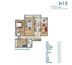 3+1 Konut Planı