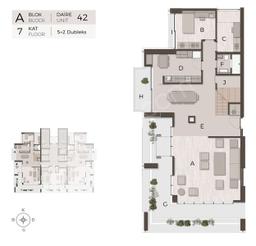 5+2 Konut Planı