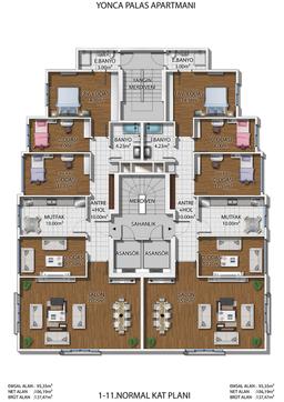 4+1 Konut Planı