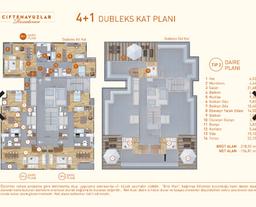 4+1 Konut Planı
