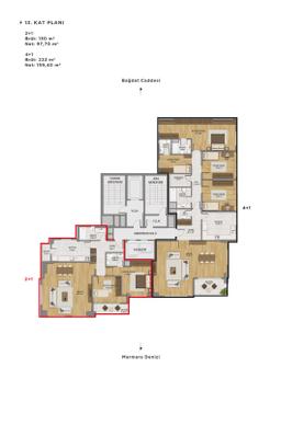 2+1 Konut Planı