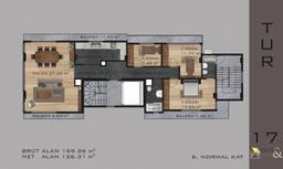 3+1 Konut Planı