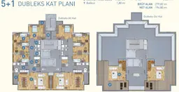 5+1 Konut Planı