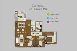 3+1 Konut Planı
