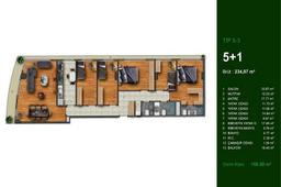5+1 Konut Planı