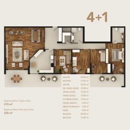 4+1 Konut Planı