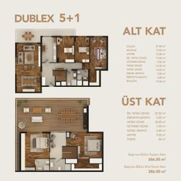 5+1 Konut Planı