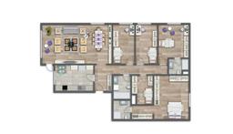 3+1 Konut Planı