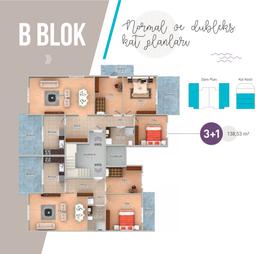 3+1 Konut Planı