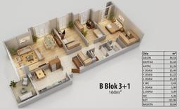 3+1 Konut Planı