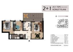 2+1 Konut Planı