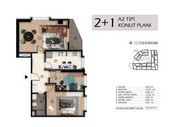 2+1 Konut Planı
