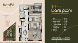 3+1 Konut Planı