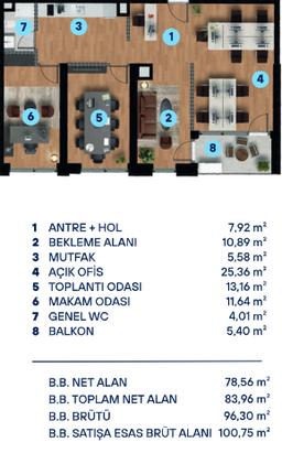 1 Konut Planı