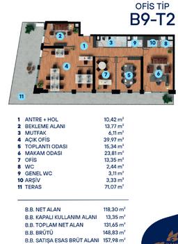 1 Konut Planı