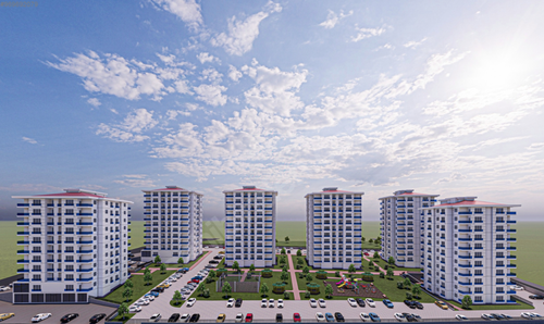 Beyaz Şehir Konutları-Alanlar İnşaat