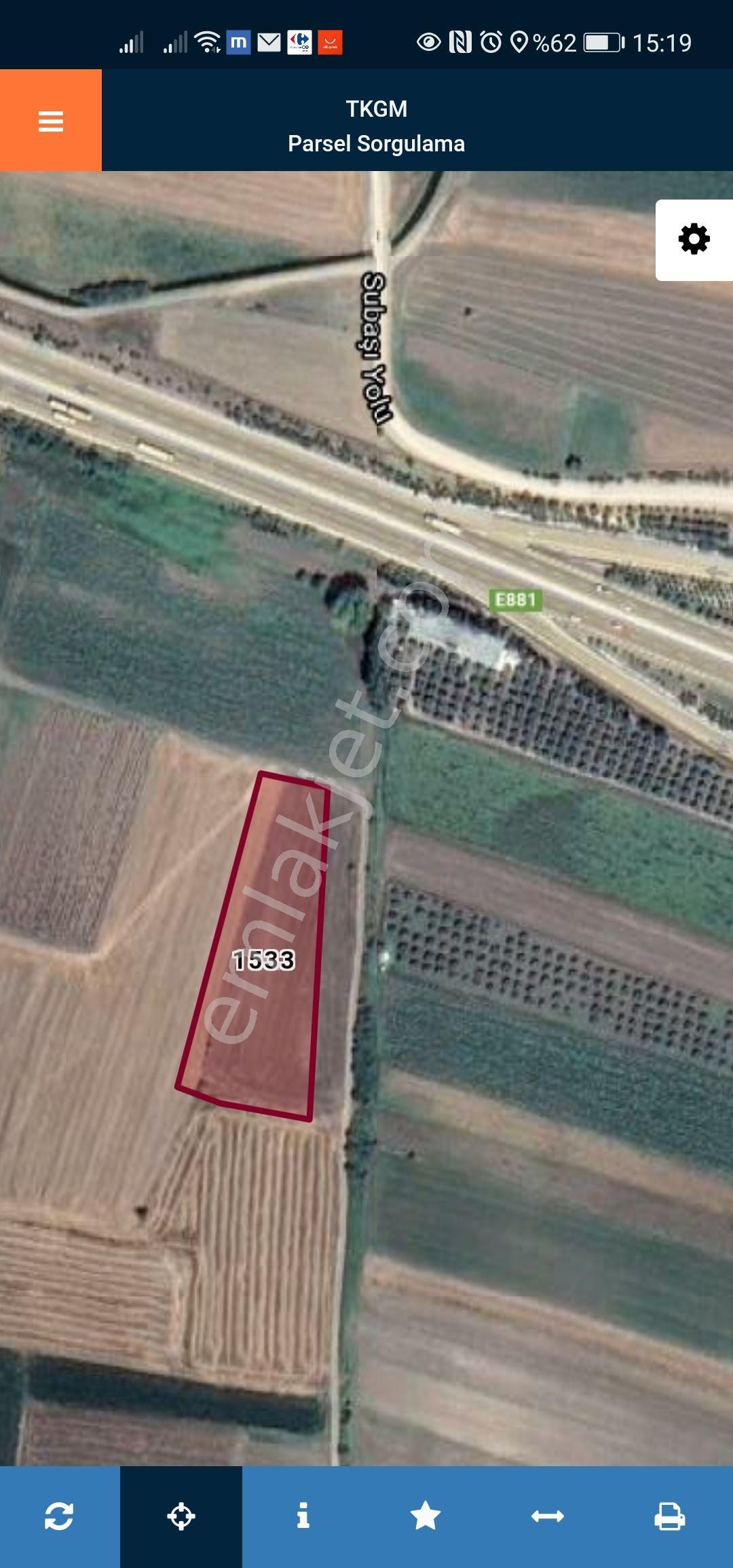 Bursa Karacabey Subaşı Mhde Satılık Yatırımlık Tarla 6800m2