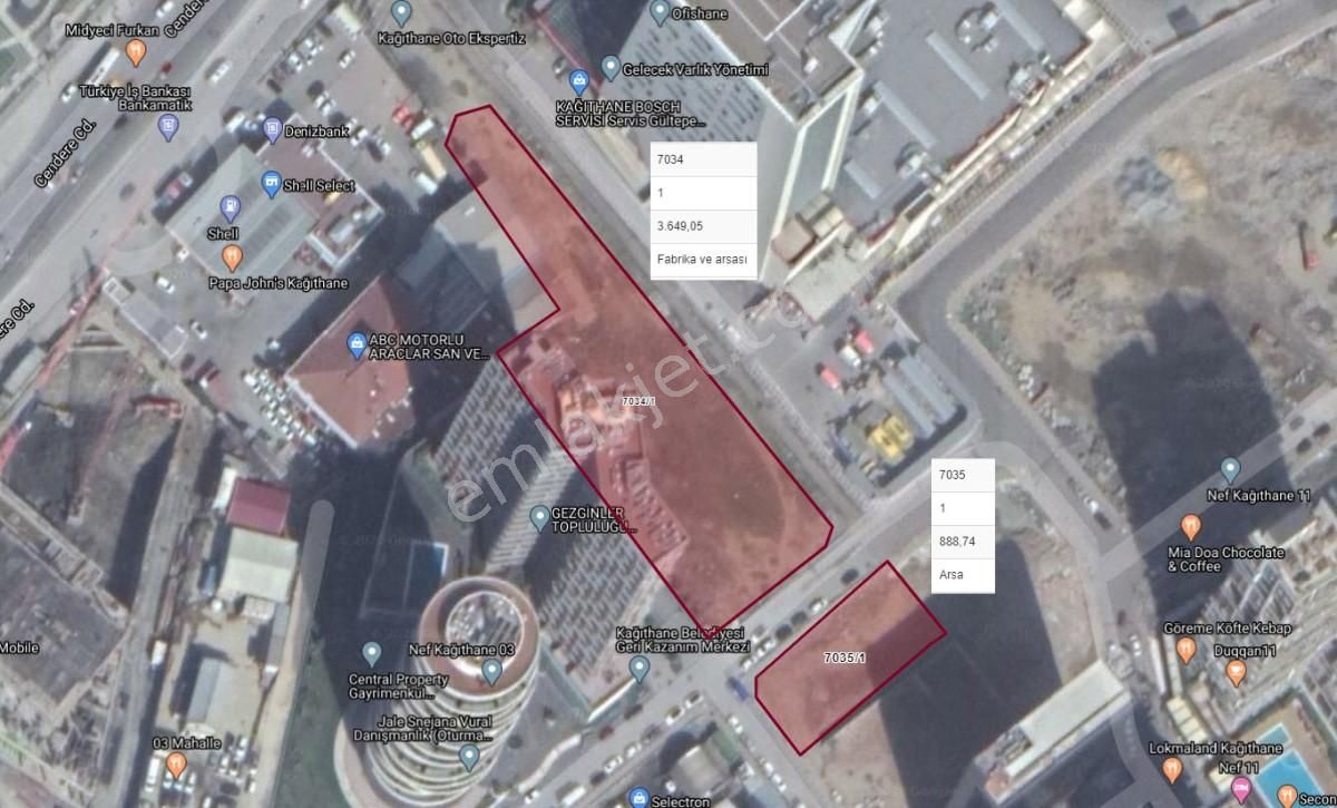 Kağıthane Nin Merkezinde Cendere Caddesine Cepheli Emsalsiz Arsa - Görsel 2