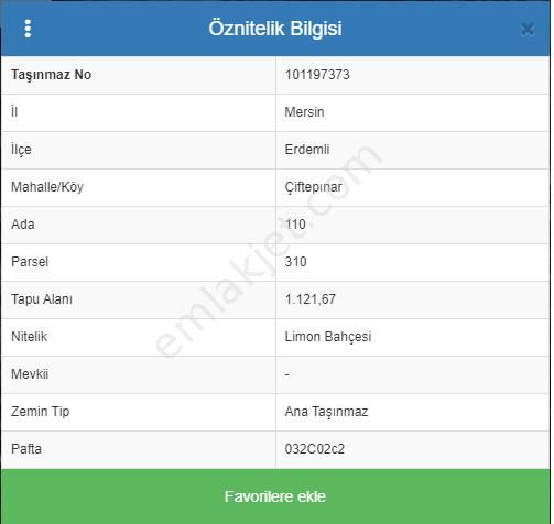 Thor Gayrimenkul'den Satılık Elvanlı'da 14.500m2 Limon Bahçesi - Görsel 3