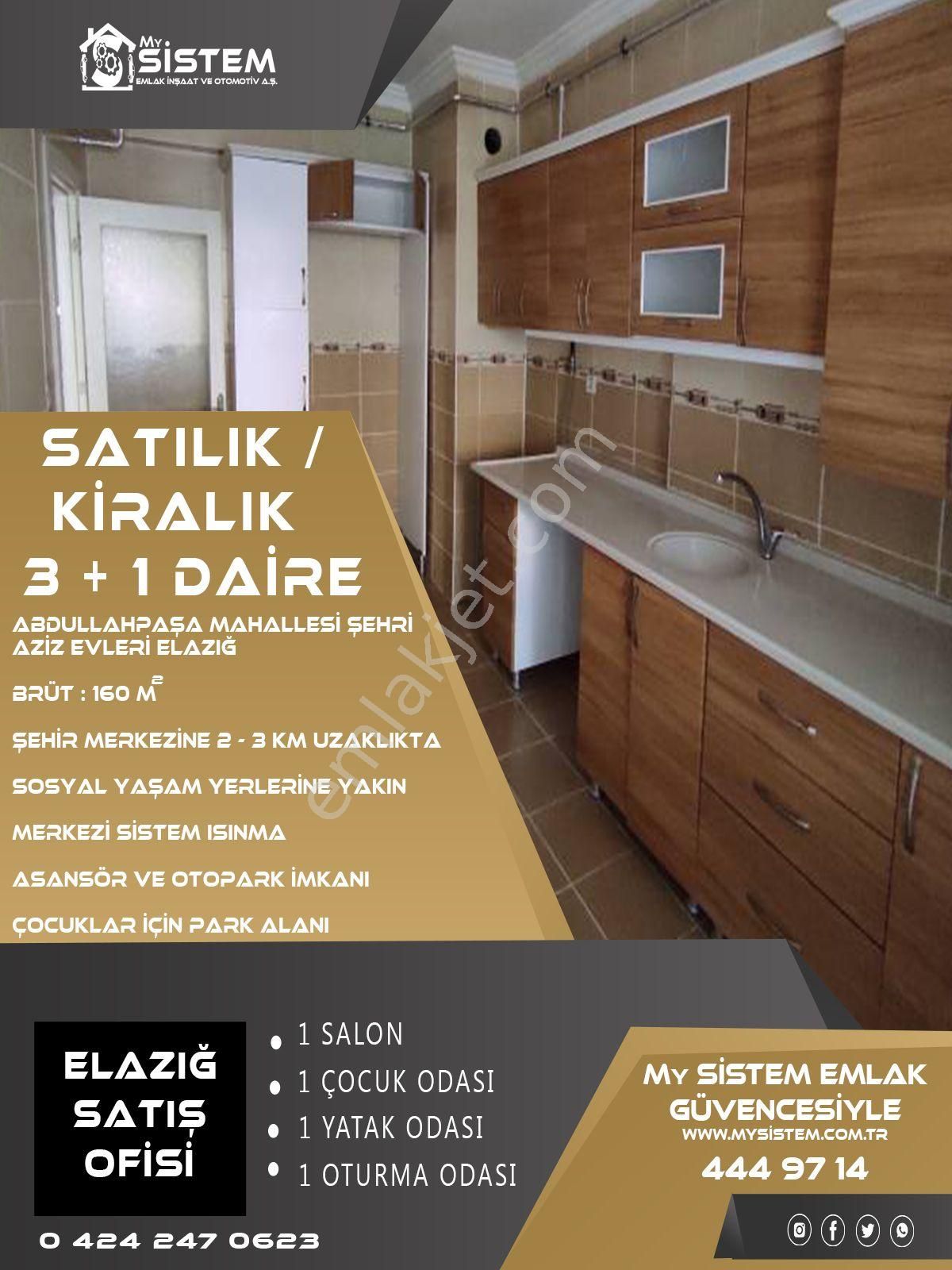 Emlakcidan Elazig Elazig Merkez Abdullah Pasa Mahallesi 3 1 Satilik Daire 310 000 Tl 10138489
