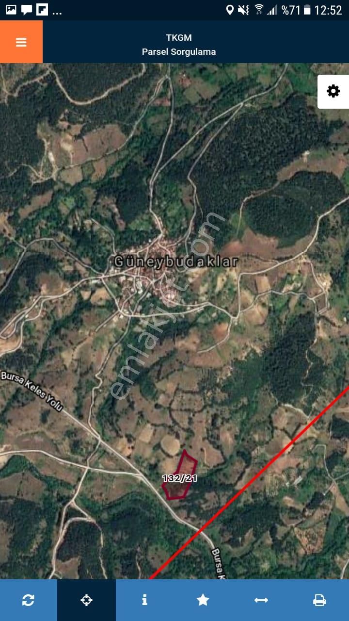 Güneybudaklar Köyünde 15.394m2 Kullanım Alanlı Satılık İki Tarla