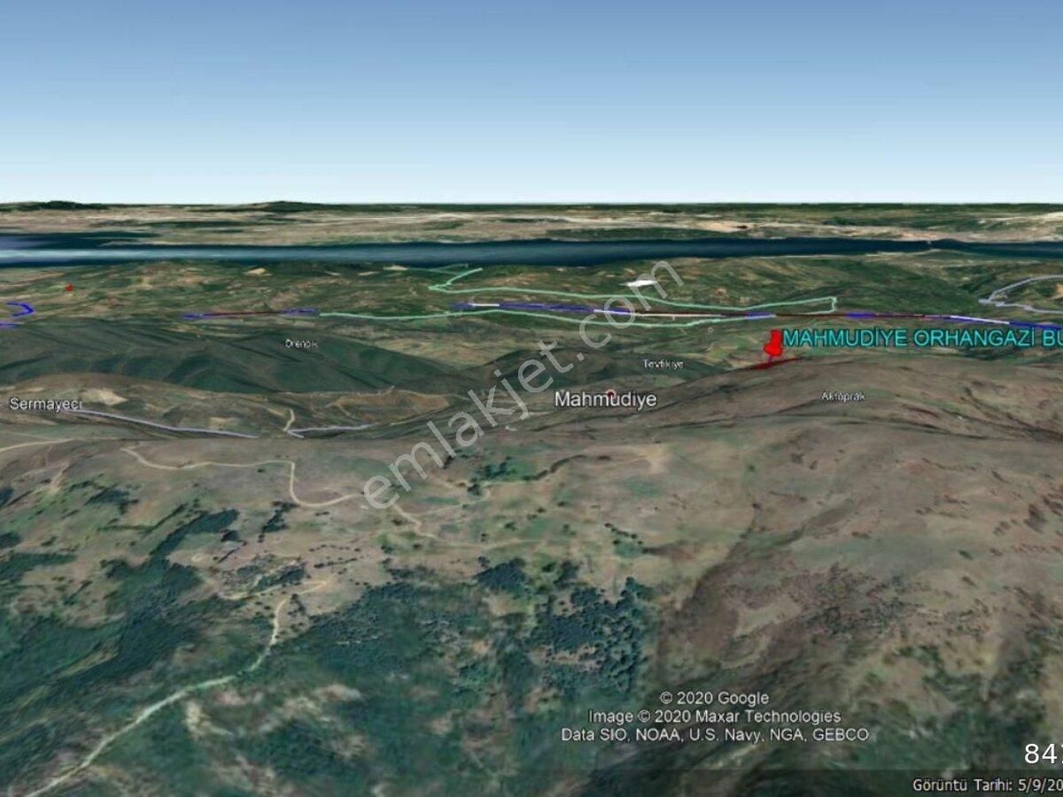 Orhangazi Mahmudiye De Eşsiz Doğa Manzaralı 10.185 M2 Tarla - Görsel 2