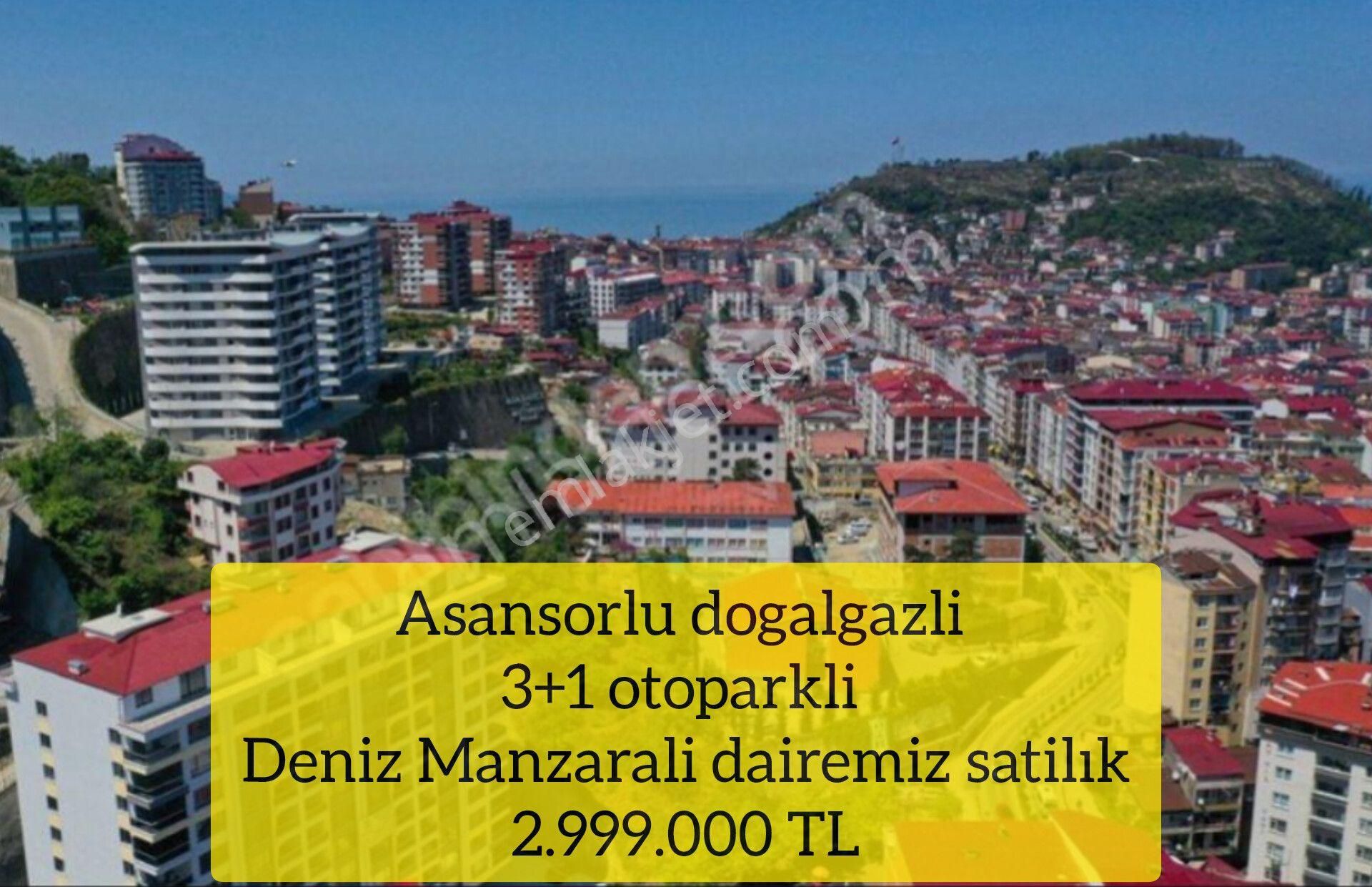 Giresun Merkez Nizamiye Satılık Daire ( 43) Asansorlu Dogalgazli 3+1 Otoparkli Deniz Manzarali Dairemiz Satilık