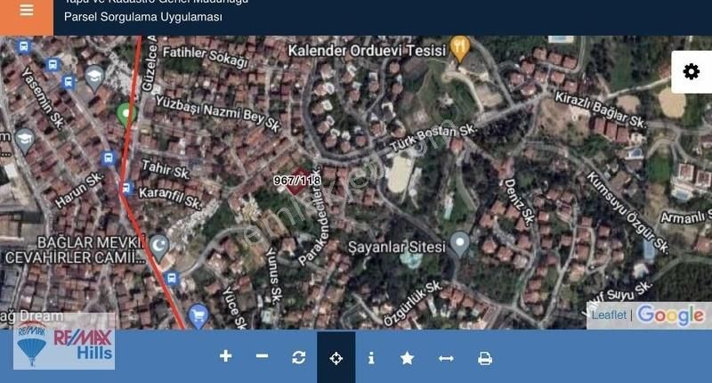 Sarıyer Yeniköy Satılık Konut İmarlı Boğaz ve 2.Köprü manzaralı Müstakil Parsel 880m2 Yeniköy'de