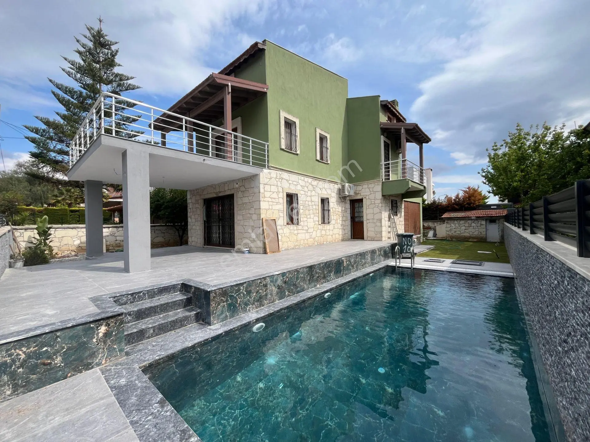 Alaçatı Göbene De Sezonluk Kiralık Müstakil Ev Ve Havuzlu Villa - Görsel 32