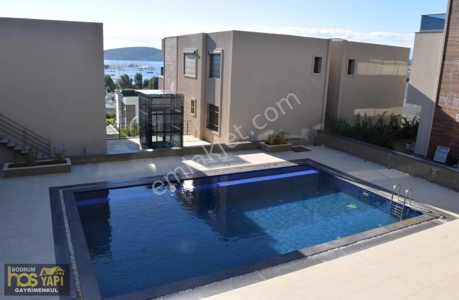 Bodrum Eskiçeşme Satılık Residence BARDAKÇIDA FULL MANZARALI HARİKA EV