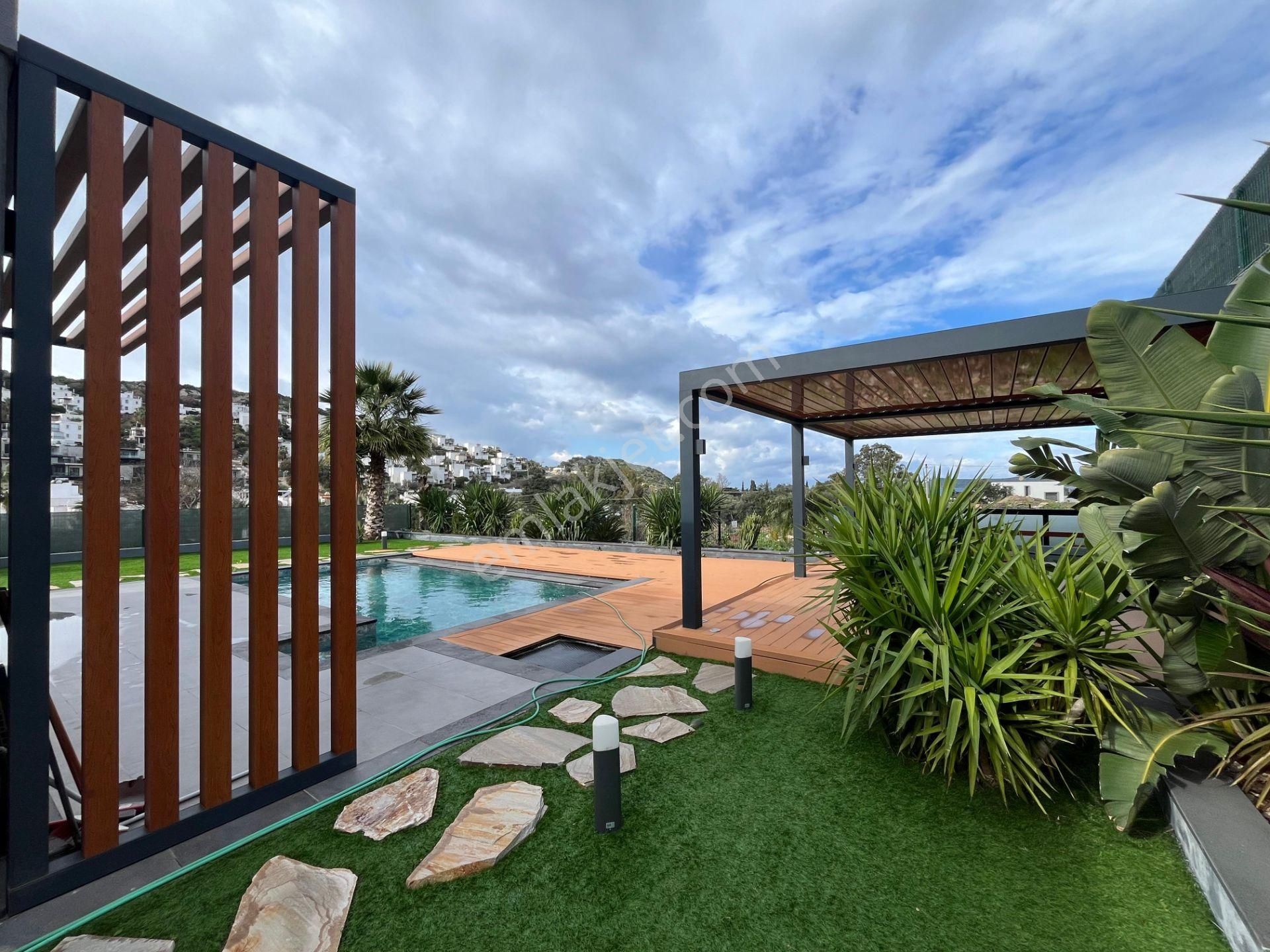 Gümüşlük'te Satılık Deniz Manzaralı Havuzlu Müstakil Villa - Görsel 7