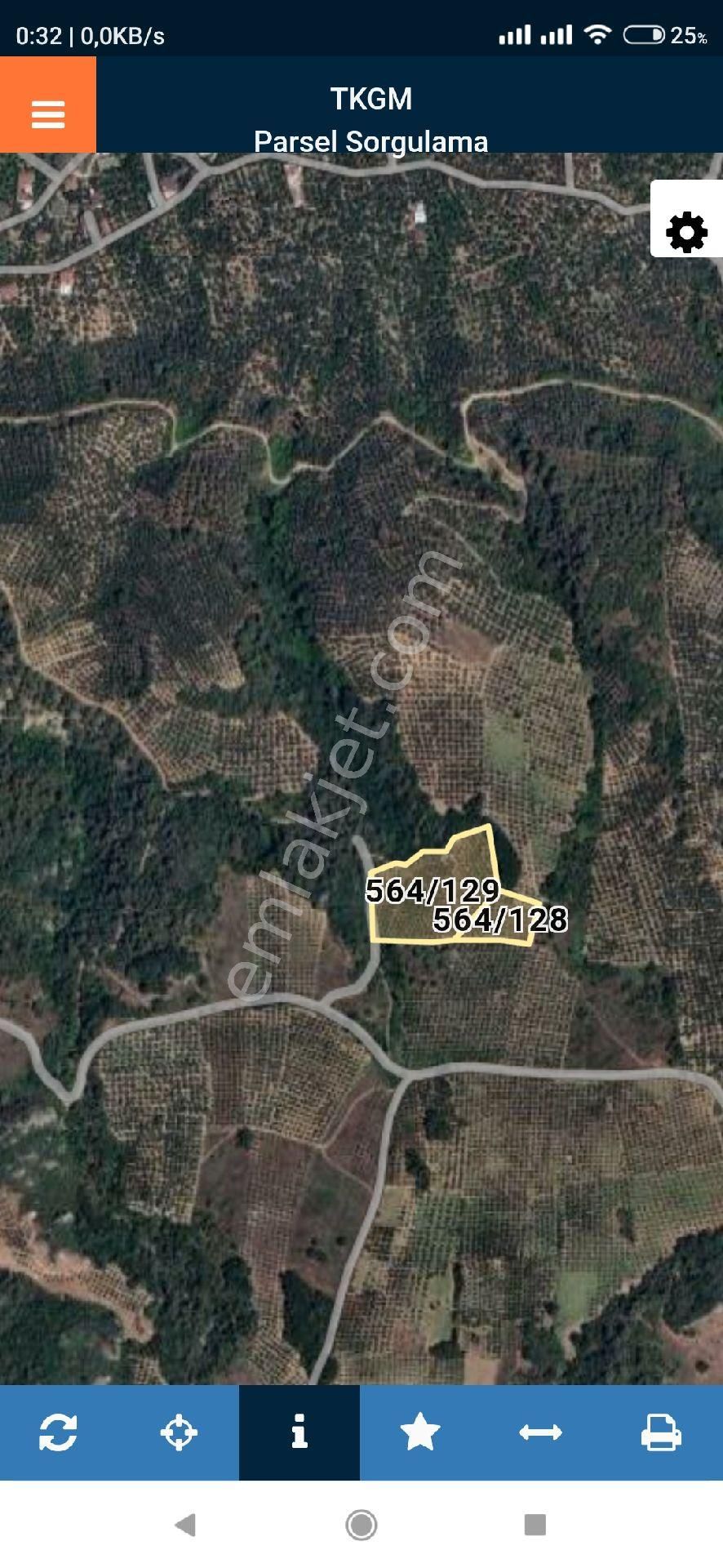 Emlakçıdan Bursa İznik Göllüce Mahallesi Satılık Zeytinlik 700.000 TL