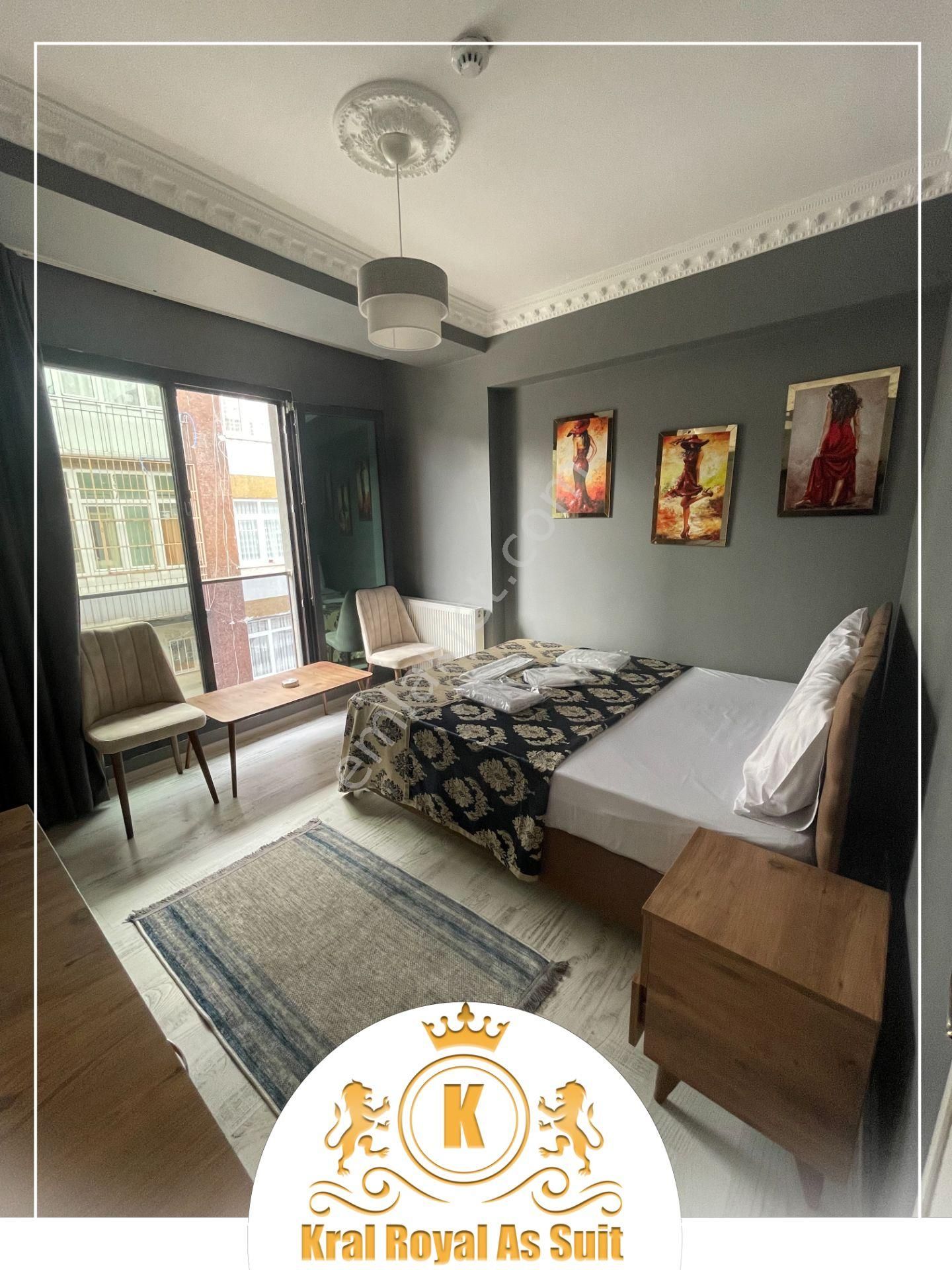 Emlakçıdan İstanbul Beyoğlu Asmalı Mescit Mahallesi 2+1 Günlük Kiralık
