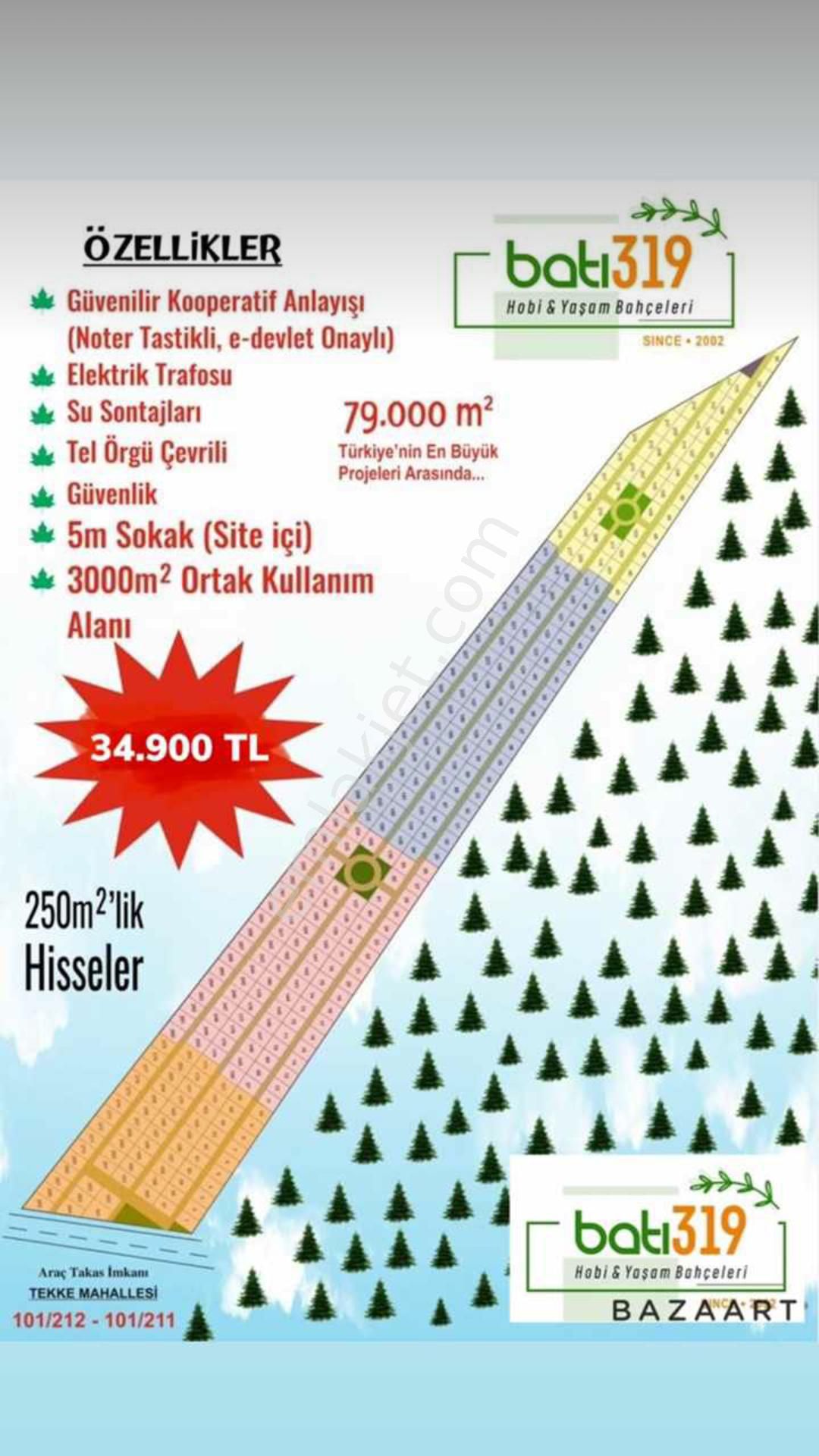 Ayaş Tekke Mahallesinde Satılık Hobi Bahçesi