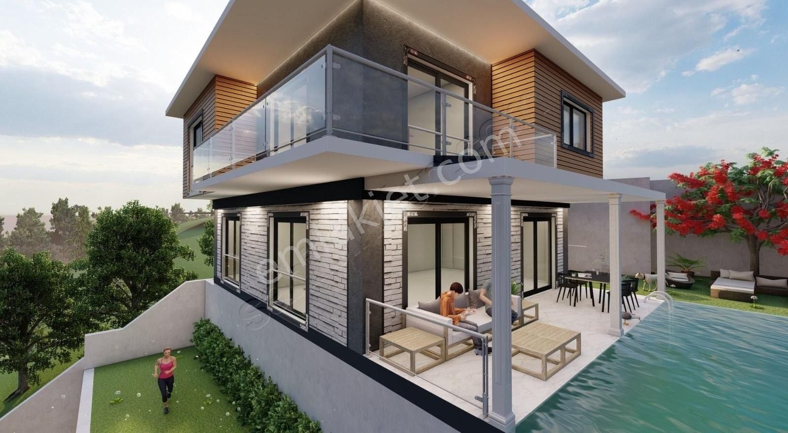 Fethiye Yeşilüzümlü Satılık Villa Fethiye Yeşil Üzümlüde manzaralı lüx villa