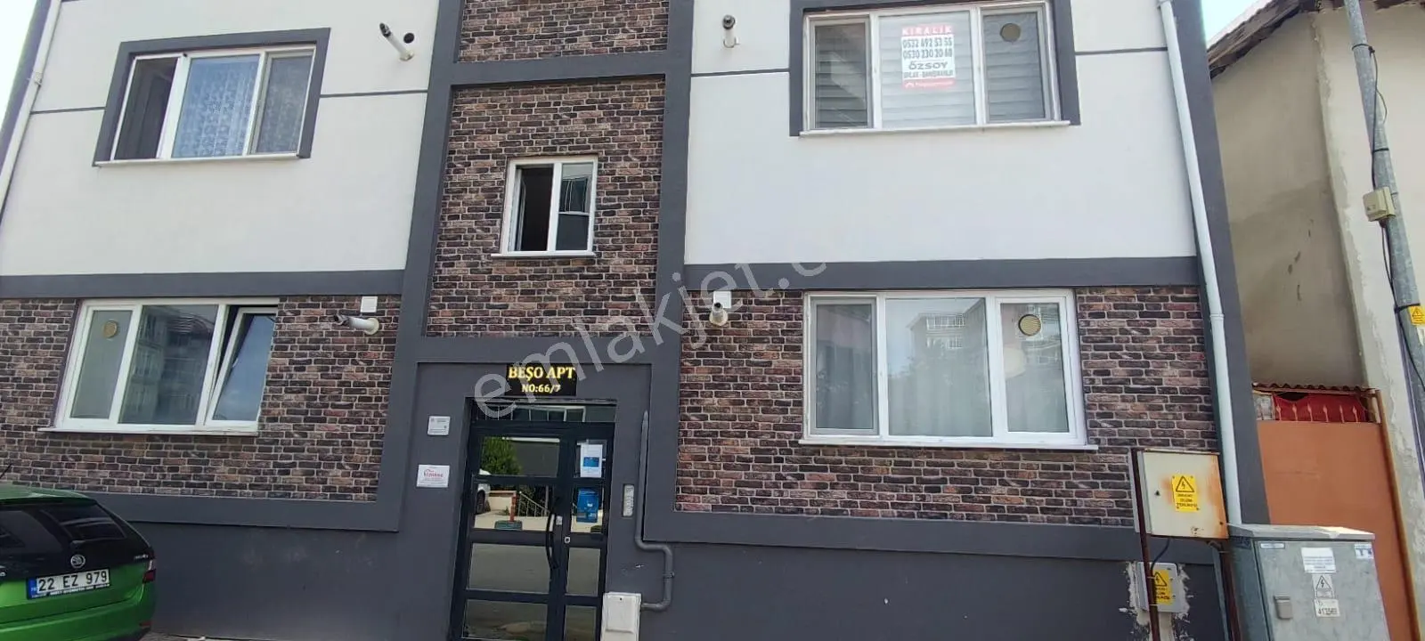 Özsoy Emlak Edirne'den Erasta Arkası 1+1 Eşyalı Kiralık Daire