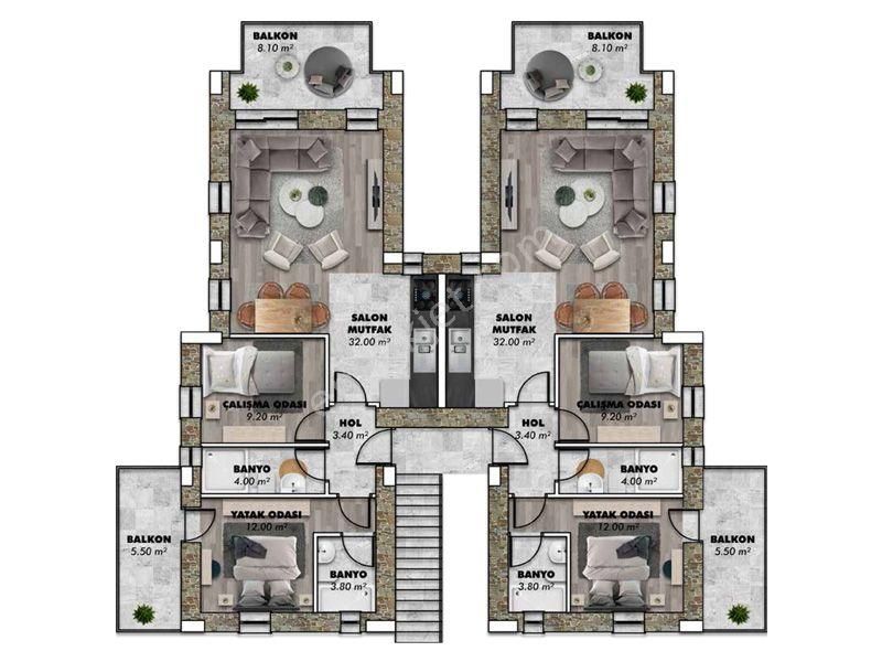 Ağa İnşaat Emlak'tan Yıldırım Evleri'nde Satılık Bahçeli 2+1 - Görsel 3