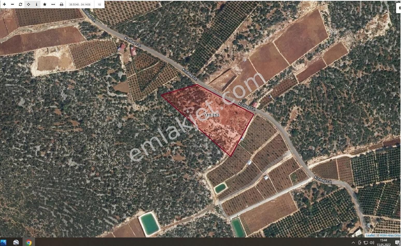 Ayaş Kızılbağda Satılık Yola Sıfır Tarla - Görsel 4