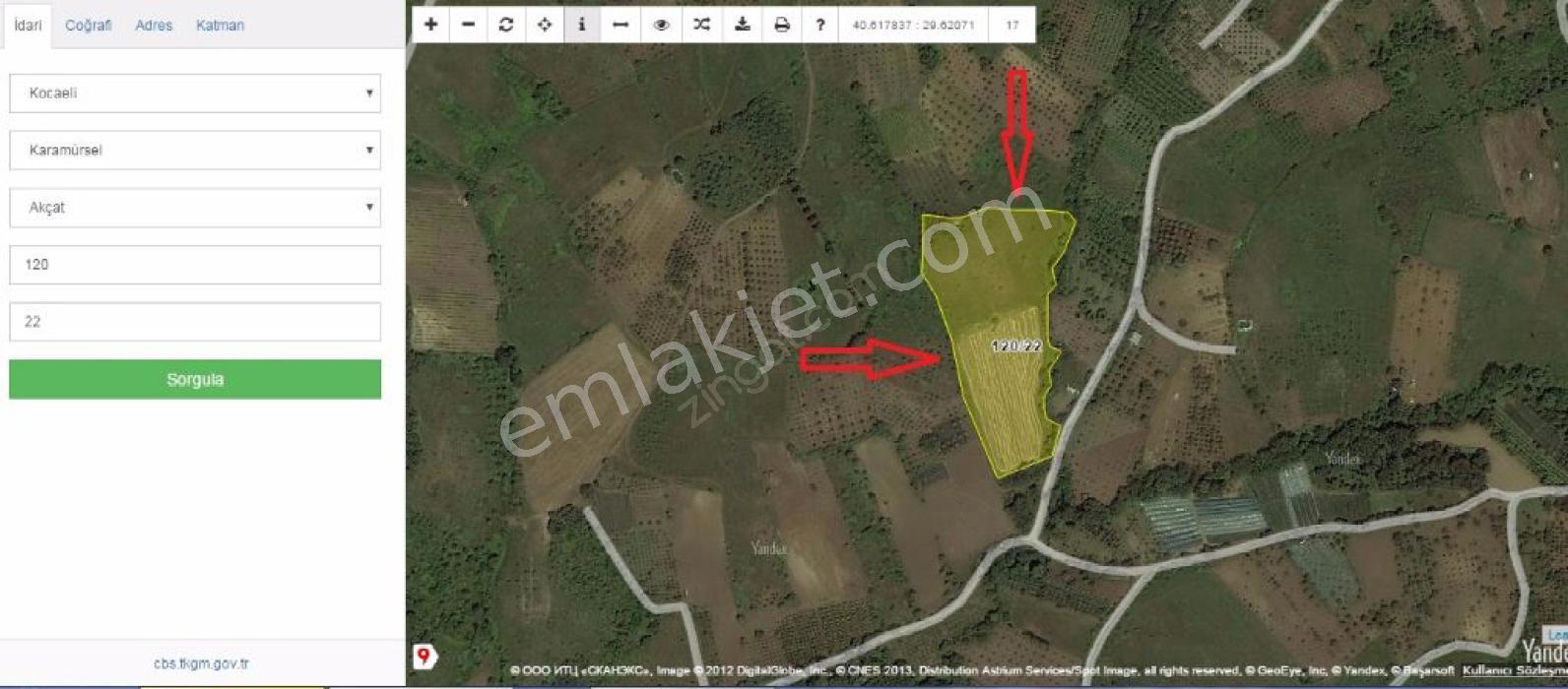 Kocaeli Karamürsel Akçat Mahallesi 16073 M2 Tarla - Görsel 15