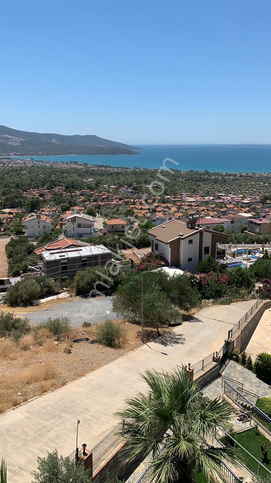 Tüm Akbük Koyunu Panaromik Bir Görüntüyle Gören Ömür Boyu Kalıcı Manzara - Görsel 22