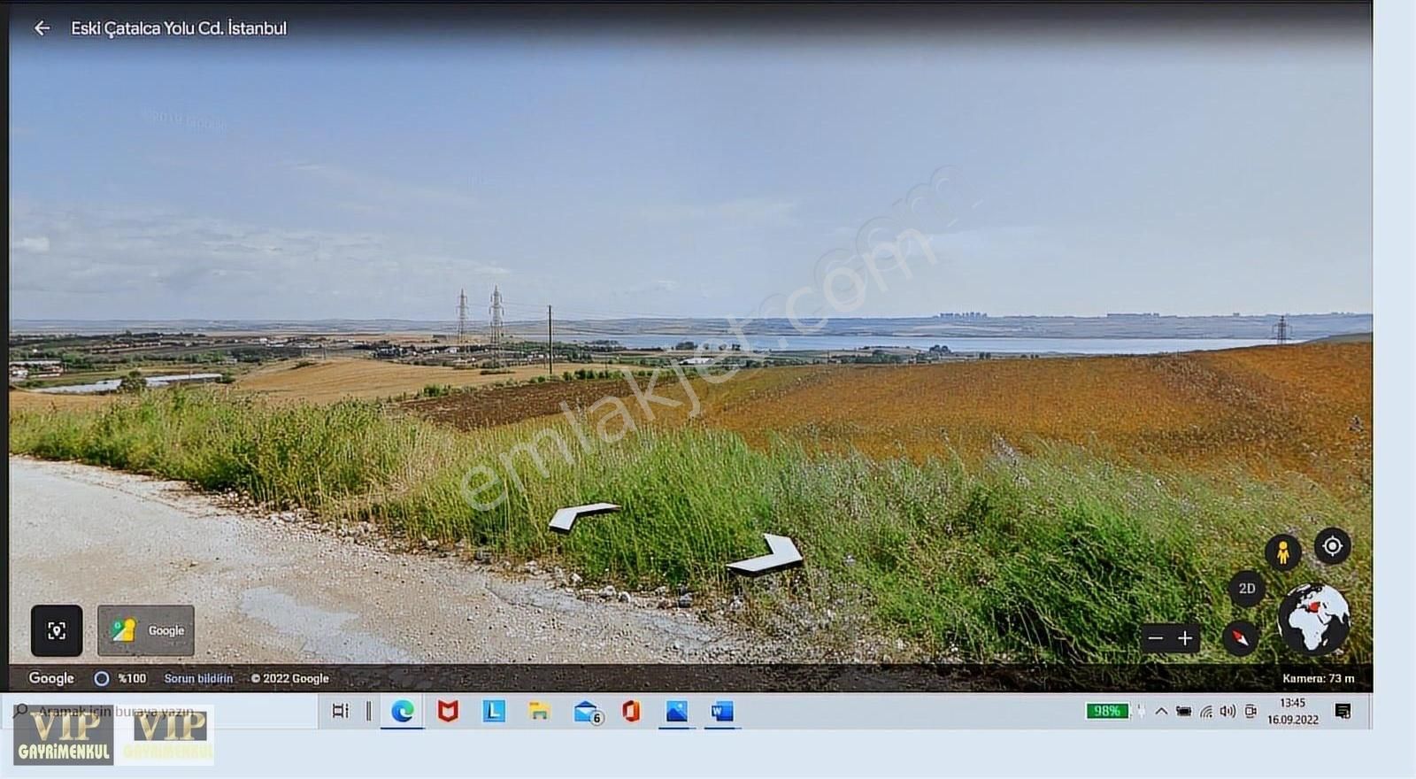 Tepecikte 250 M2 Cadde Cephe Fıyat 1350,000tl Vip Arsa - Görsel 3