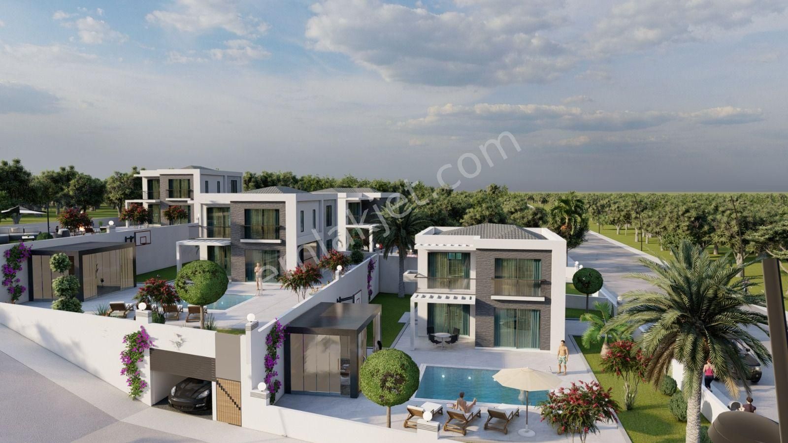 Didim Hisar Satılık Villa DİDİM DE 600 m2 ARSA İÇİNDE DENİZ MANZARALI TAM MÜSTAKİL VİLLALAR 