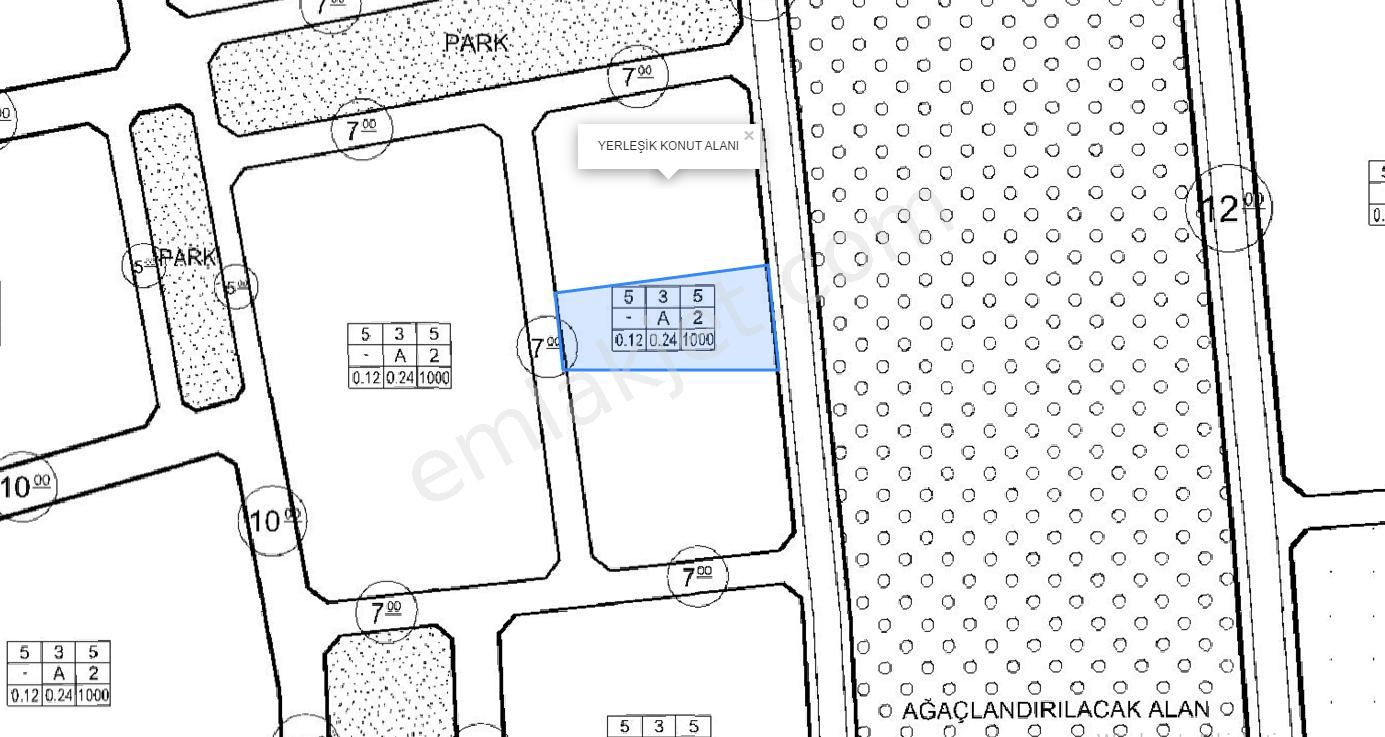 Hacılar Yediağaçta 1069 M2 Tek Tapulu İmarlı Temiz Villa Parseli - Görsel 27