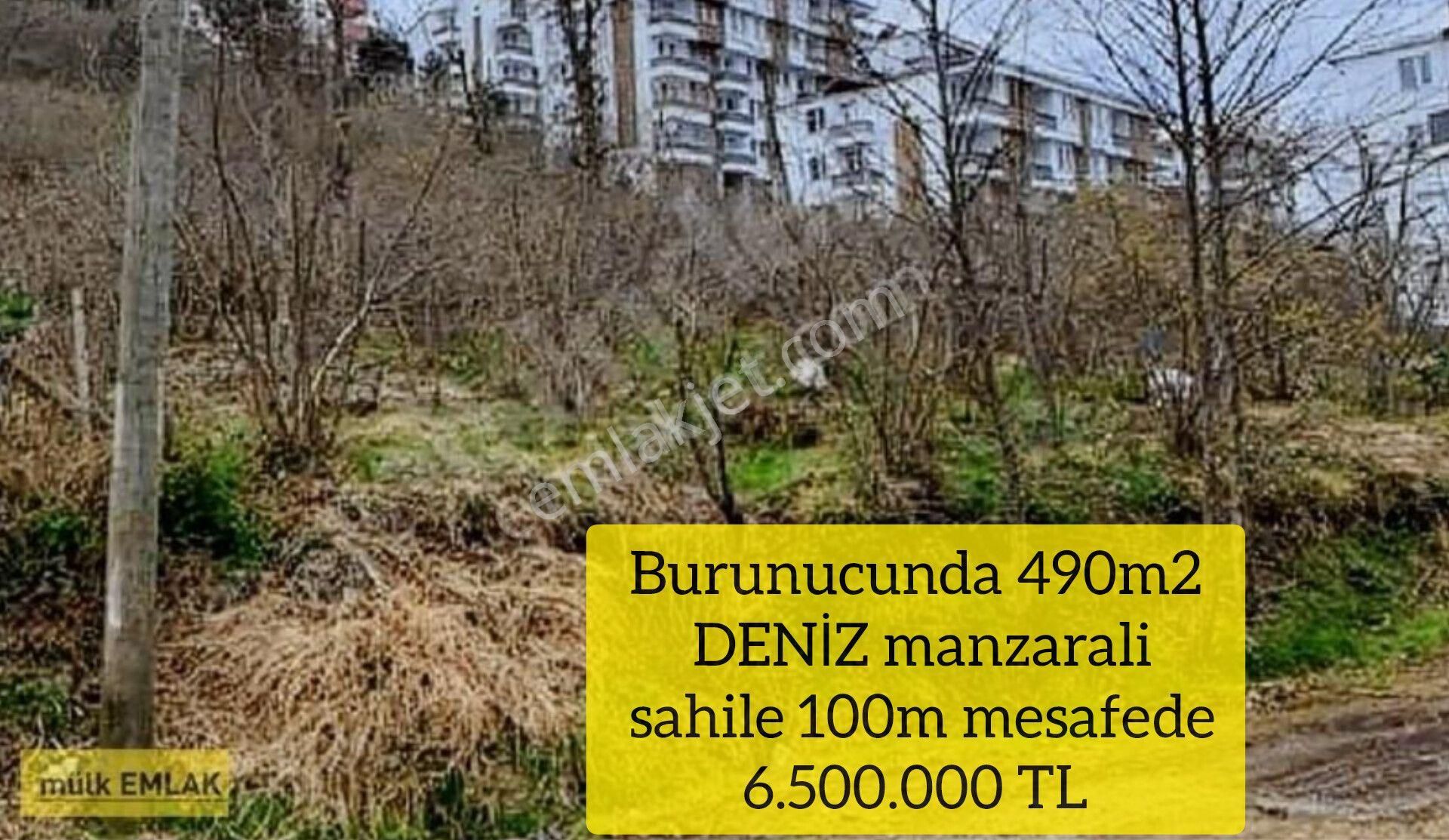 Bulancak Burunucu Köyü (Orta Dikmen) Satılık Turizm İmarlı (59 ) Burunucunda 490m2 Deniz Manzarali Sahile 100m Mesafede