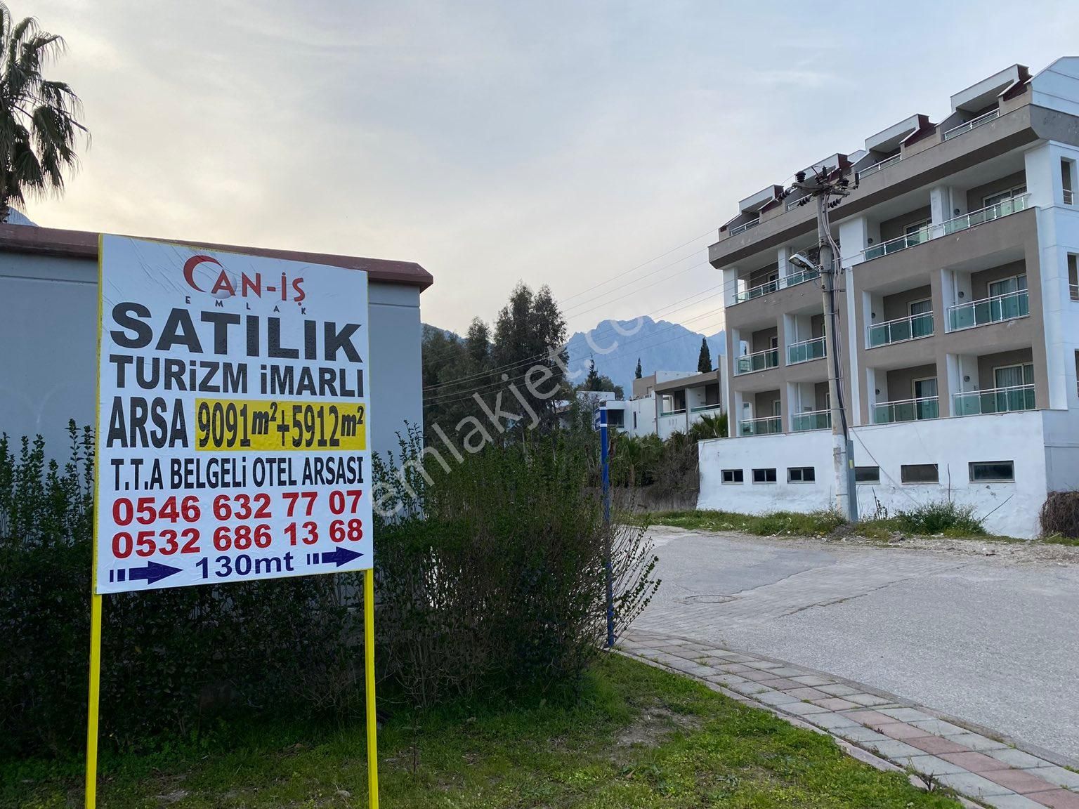 Kemer Göynükte Turizm İmarlı Satılık Otel Arsası Can-iş Emlak - Görsel 2