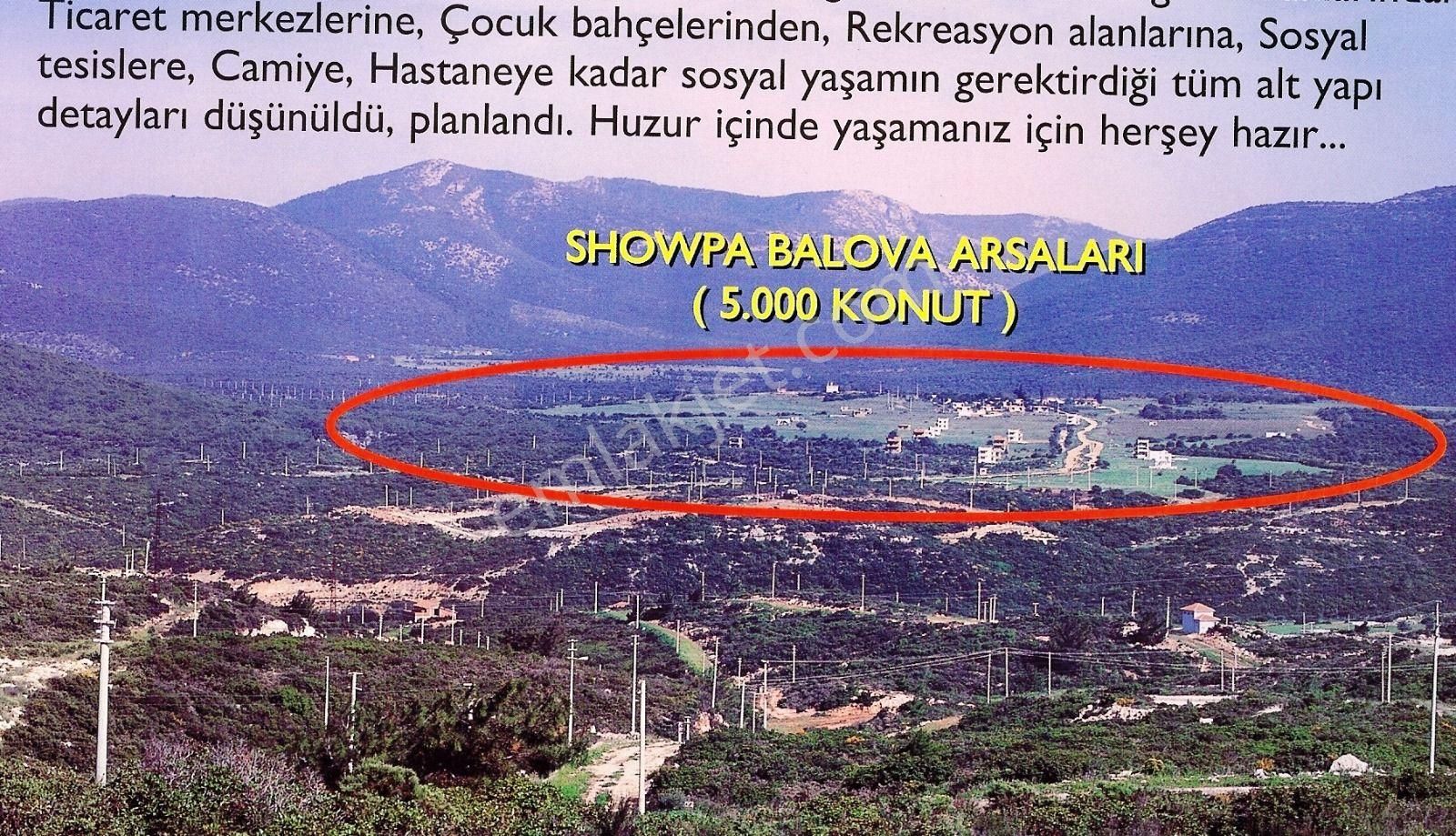 Didim Akbük Denizine Ve Capris Oteline Yakın Satılık 300m2 Plan Projeli Arsa % 15 / 30 İmarlı