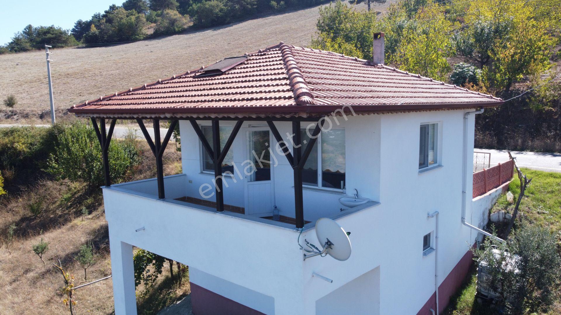 Sakarya Geyve Ceceler Köyünde 3255 M² Arazi İçinde Manzaralı Asfalt Yola Cephe Müstakil Ev - Görsel 4